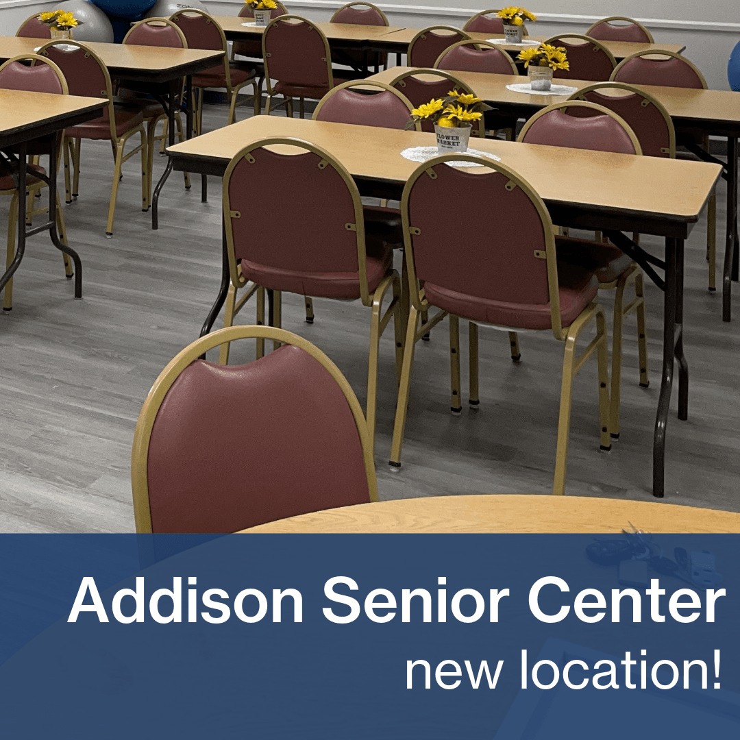 Addison Senior Center new location