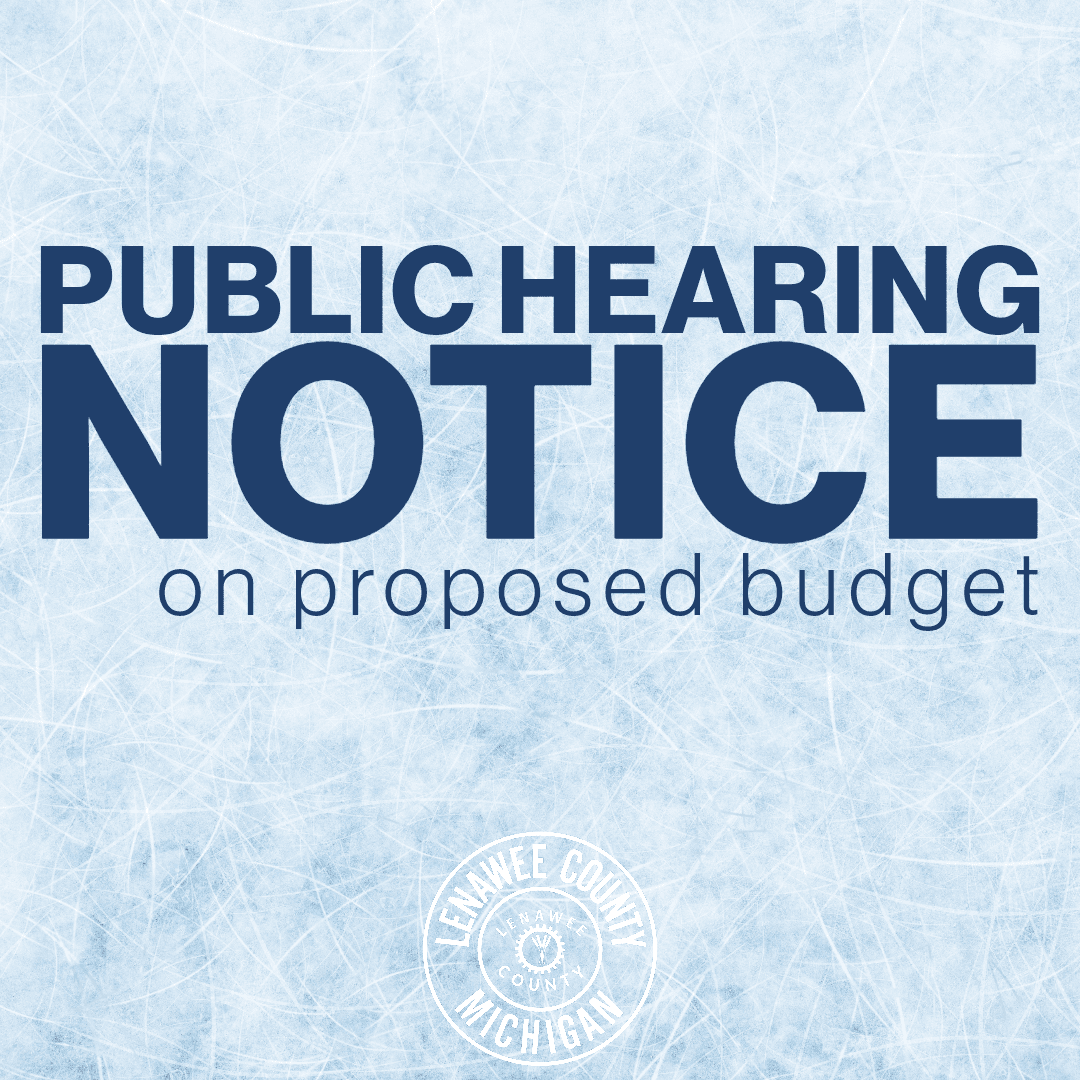 Public Hearing Notice on Proposed Budget