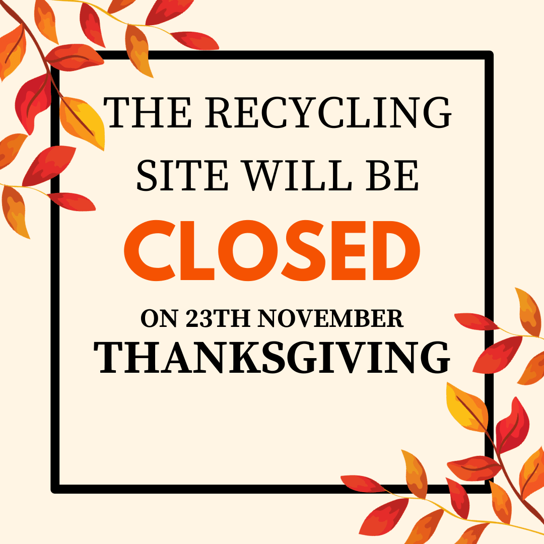 Recycling Site Closed Thursday