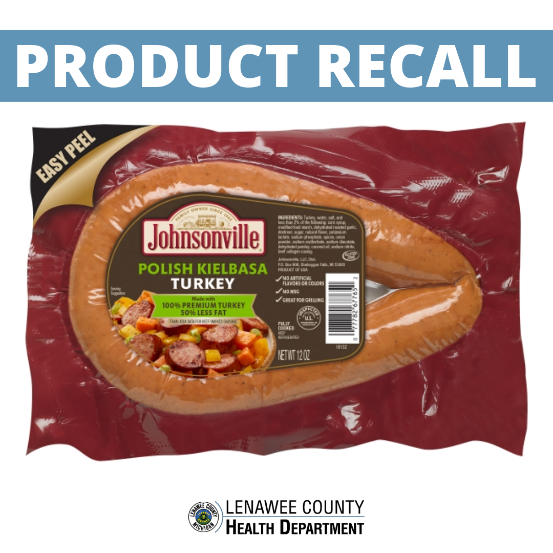 product recall johnsonville turkey sausage