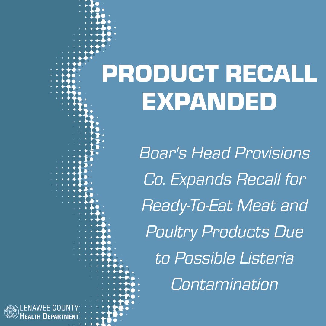 product recall expanded