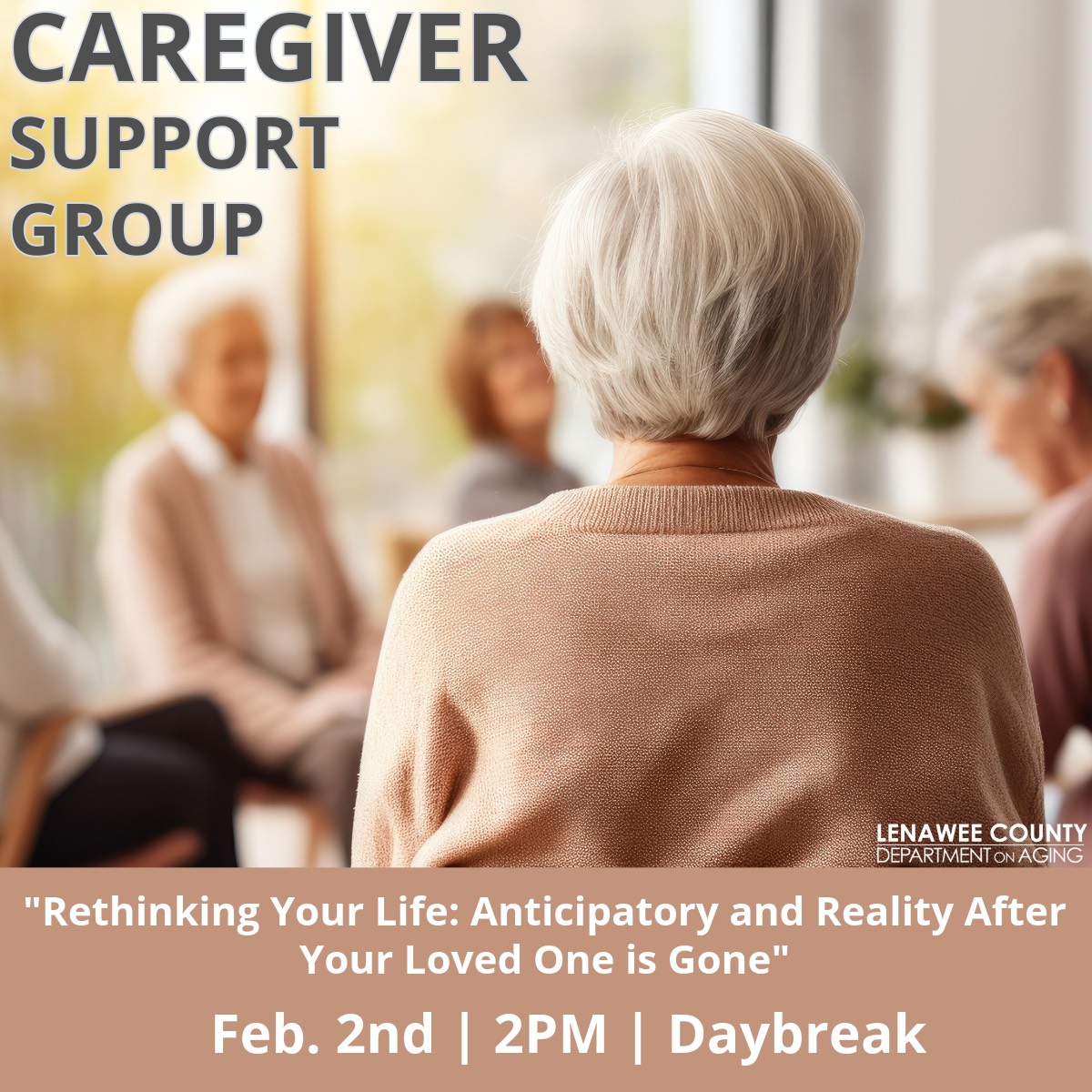 Caregiver Support Group 2/2 2pm