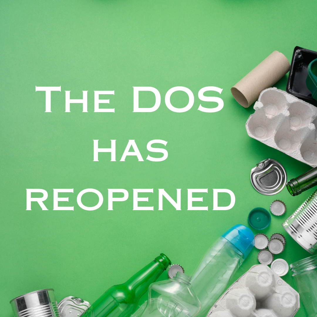 The DOS has reopened