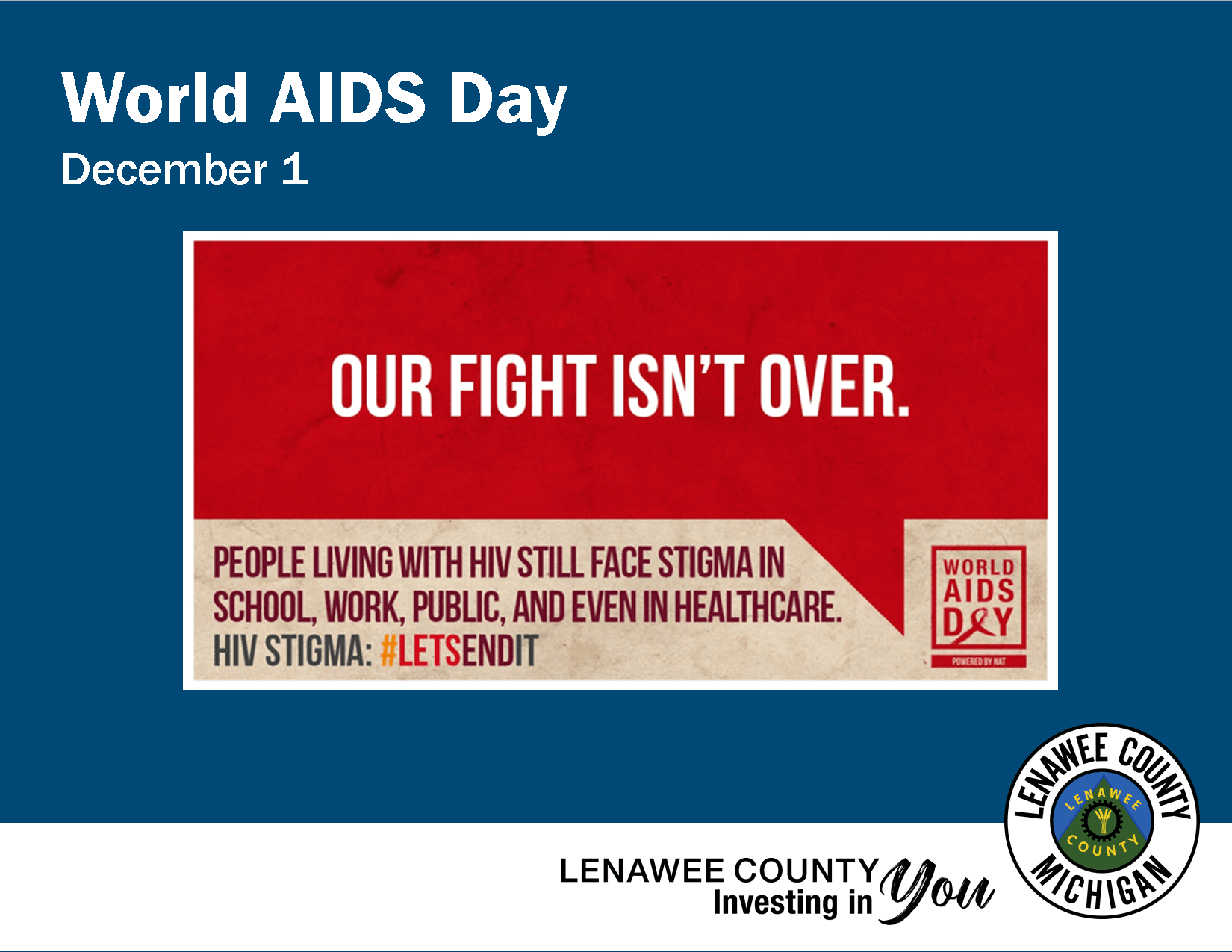 Notice of World AIDS Day