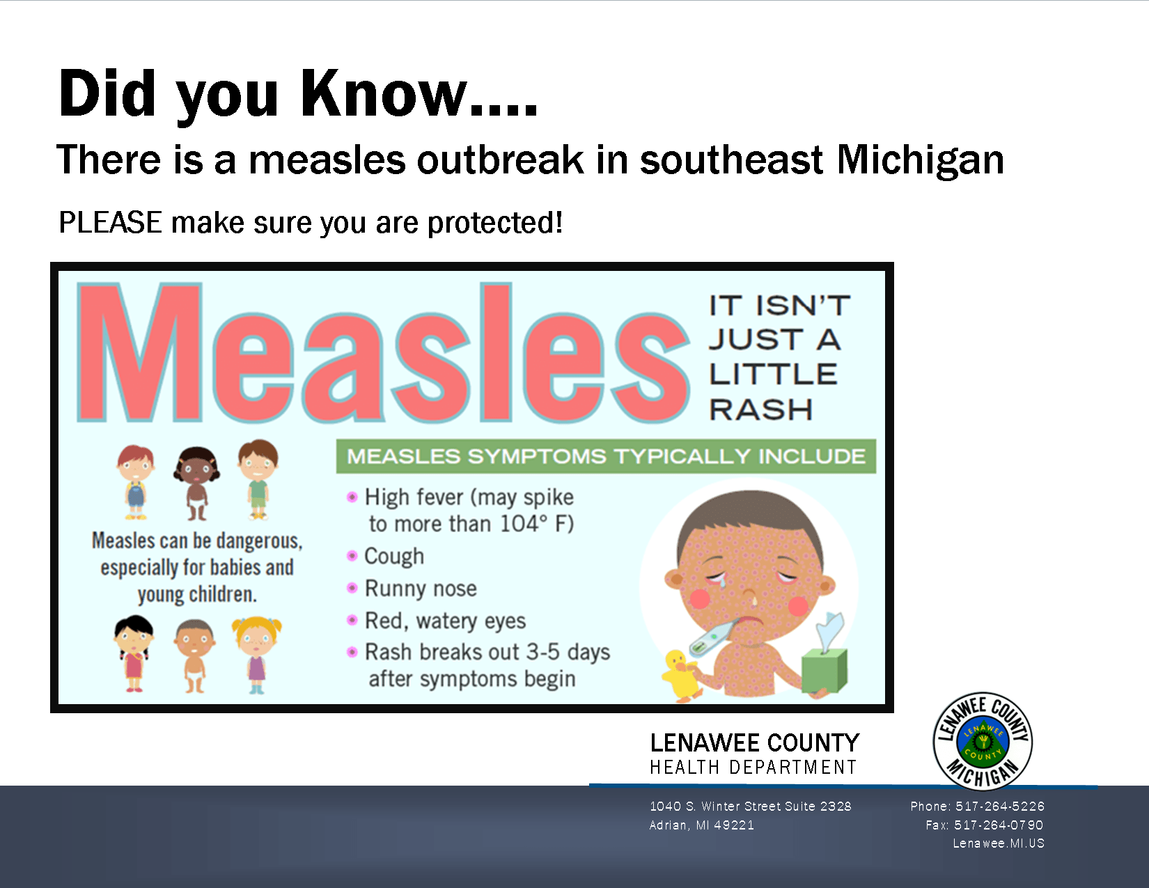HealthDep Measles