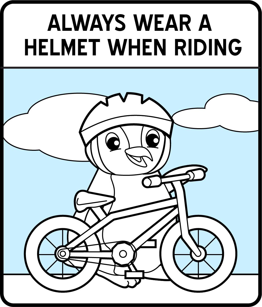 wear helmet