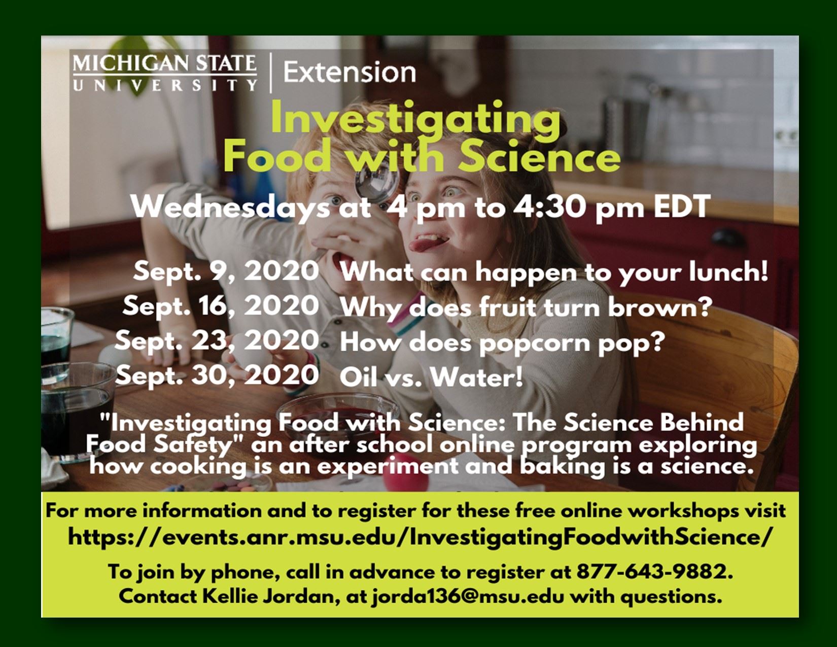 Investigating FOOD with Science