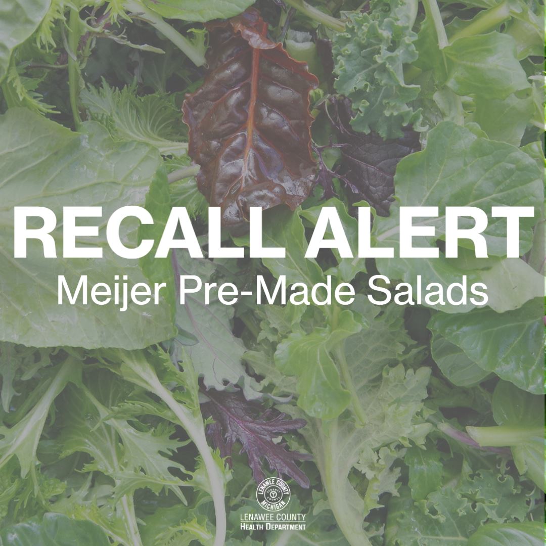 recall alert meijer pre made salads