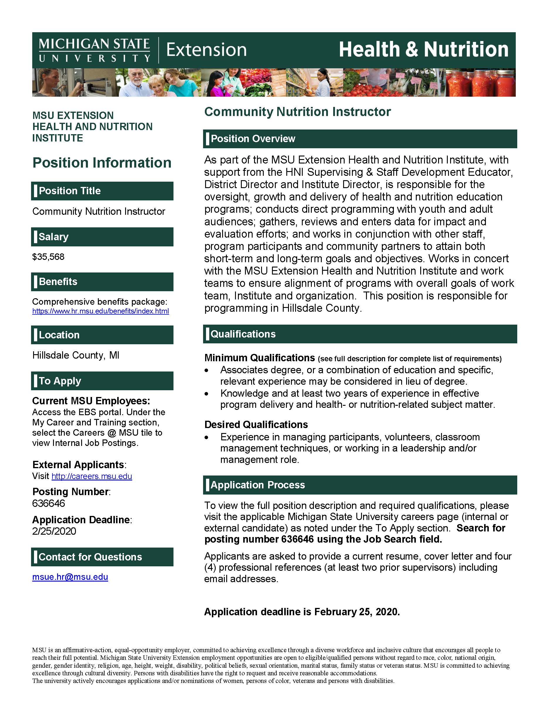 Hillsdale_CommunityNutritionInstructor_VacancyAnnouncement